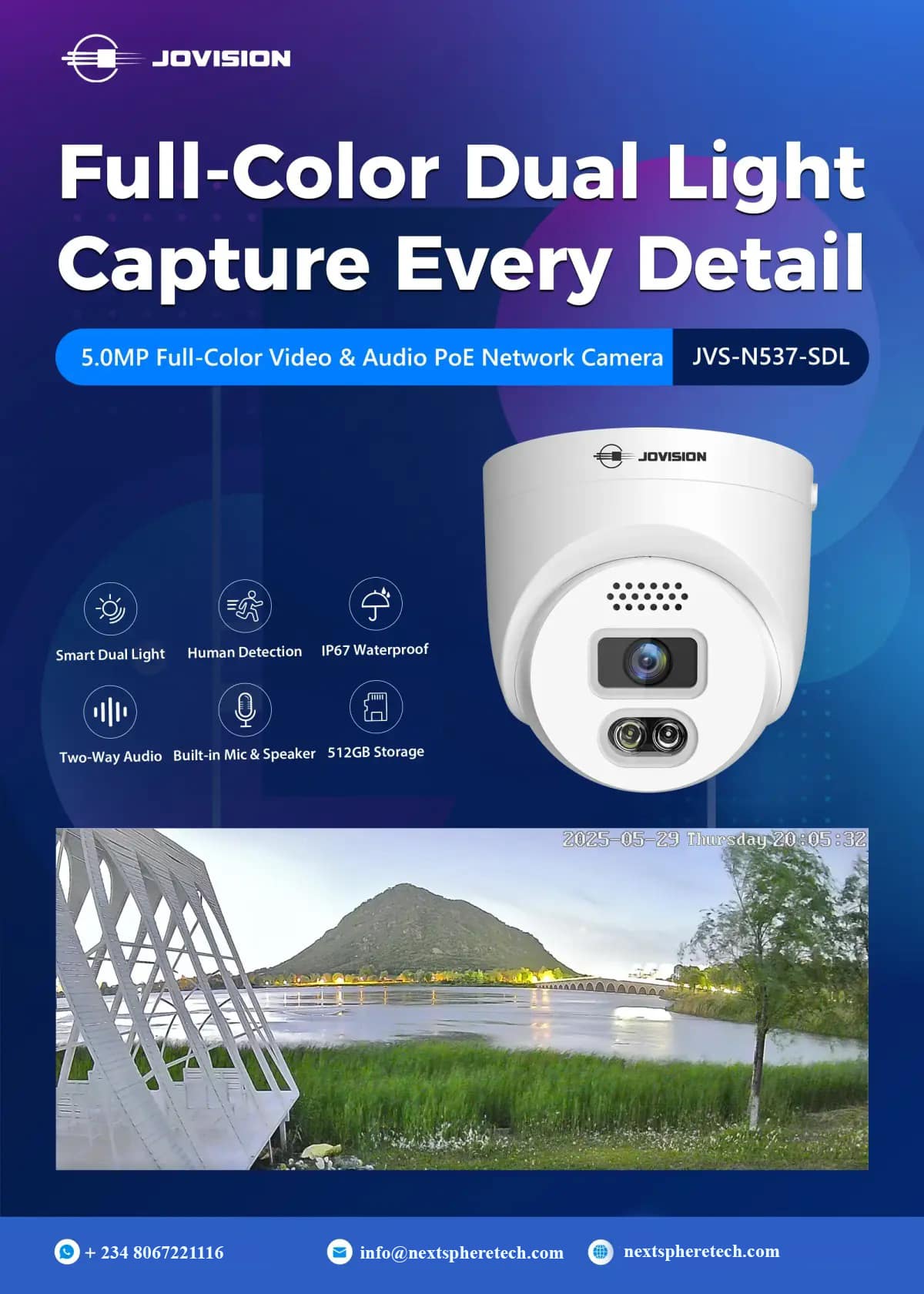 jovision 5mp IP indoor Camera